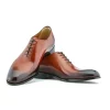 Discount Ace Marks Shoes Ace Marks Carlo Wholecut Oxford Plain Toe Cognac Tramonto Patina CognacTramontoPatina