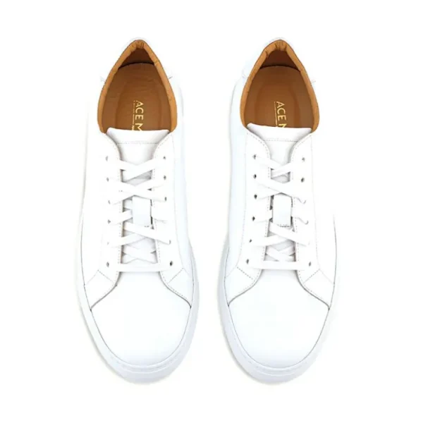 Sale Ace Marks Shoes Ace Marks Duke Dress Sneakers In White