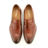 Best Sale Ace Marks Shoes Ace Marks Greg Penny Loafer Cognac Antique CognacAntique