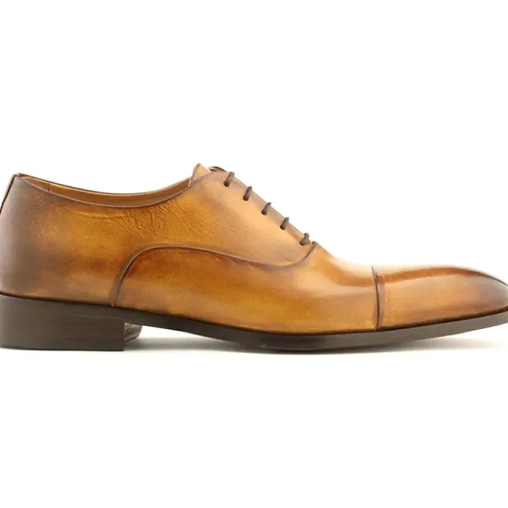 New Ace Marks Shoes Ace Marks Griffin Cap Toe Oxford Bourbon Nicol BourbonNicol