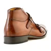 New Ace Marks Shoes Ace Marks James Monkstrap Boot In Brown