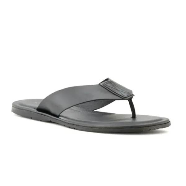 Best Sale Ace Marks Shoes Ace Marks Oceanio Thong Sandals In Black Leather BlackLeather