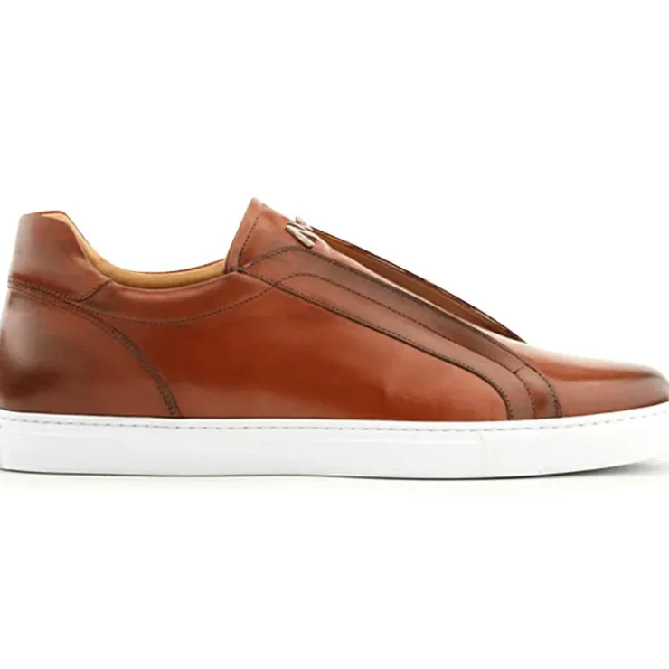 Sale Ace Marks Shoes Ace Marks Saint Elastic Slip On Sneaker In Cognac Nicol CognacNicol