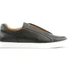 Cheap Ace Marks Shoes Ace Marks Saint Elastic Slip On Sneaker In Black Leather BlackLeather