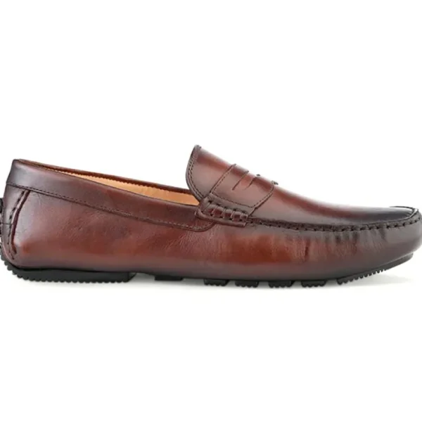 Online Ace Marks Shoes Ace Marks Santi Moccasin In Cognac Antique CognacAntique