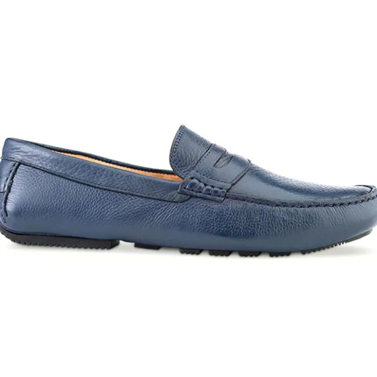 Fashion Ace Marks Shoes Ace Marks Santi Moccasin In Ocean Leather OceanLeather