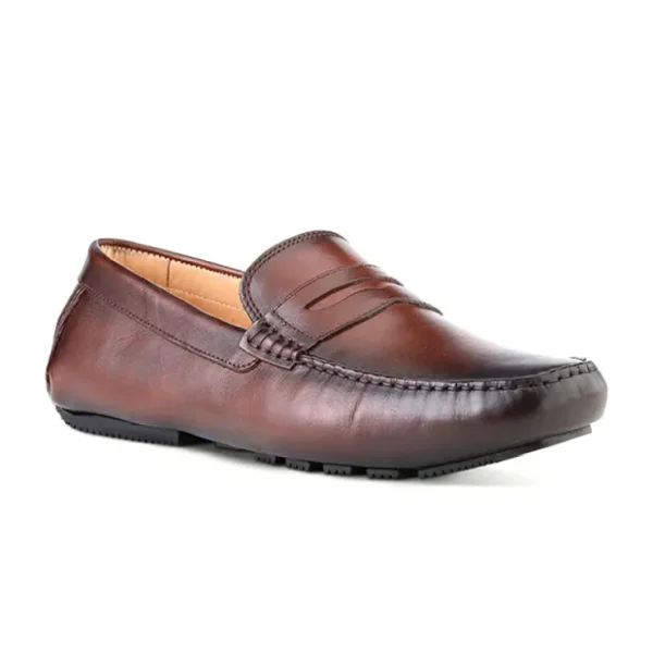 Online Ace Marks Shoes Ace Marks Santi Moccasin In Cognac Antique CognacAntique