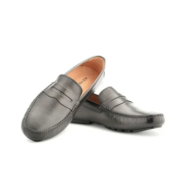 ace_marks_santi_moccasin__3-5.webp Fashion Ace Marks Shoes Ace Marks Santi Moccasin In Grey Antique GreyAntique