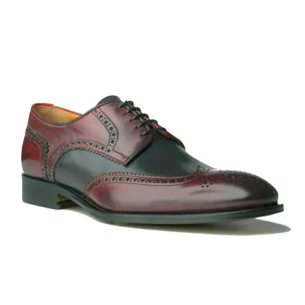 Best Ace Marks Shoes Ace Marks Vincent Wingtip Diablo Antique & Dark Grey DiabloAntique&DarkGrey