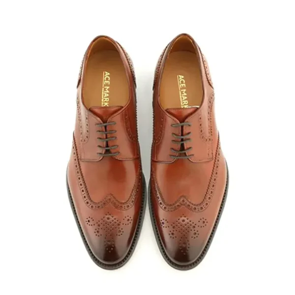 Store Ace Marks Shoes Ace Marks Vincent Wingtip Cognac Antique CognacAntique