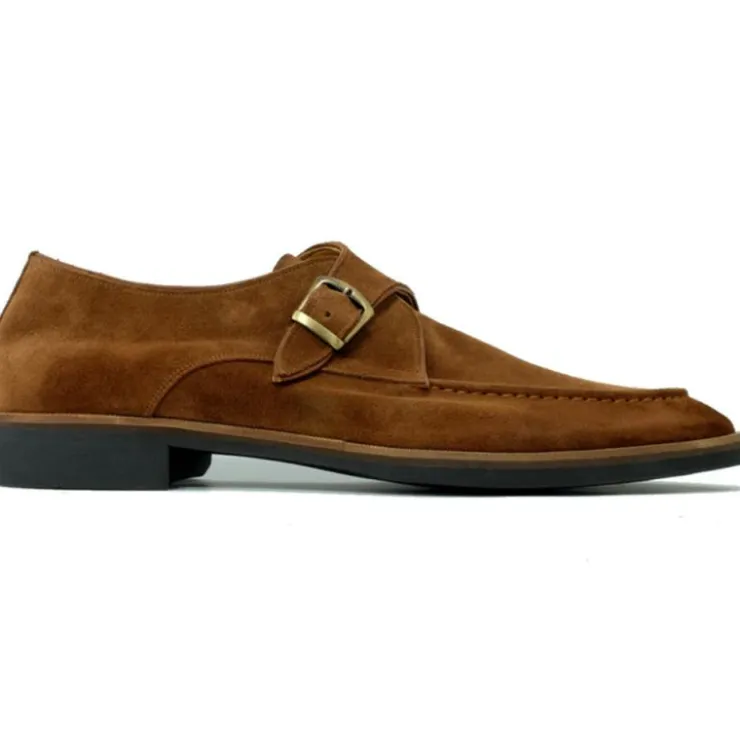 Best Sale Alan Payne Basel Suede Shoes Cognac