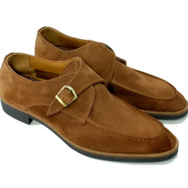 Best Sale Alan Payne Basel Suede Shoes Cognac