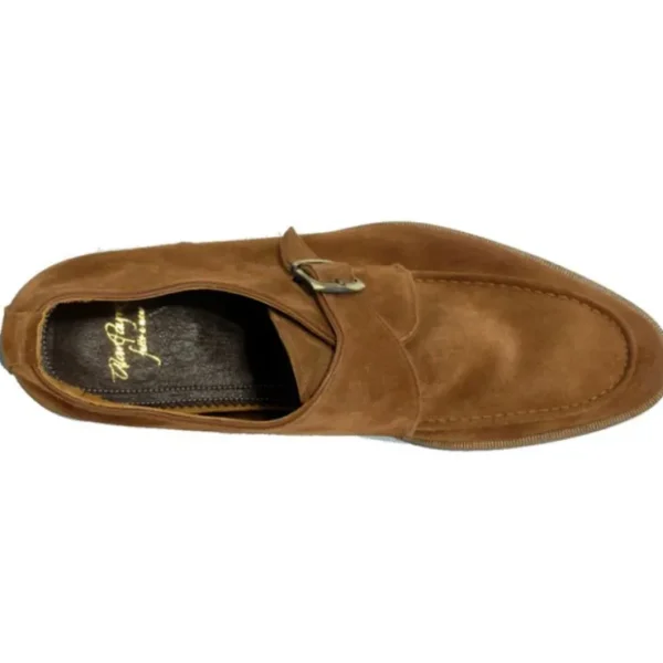 Best Sale Alan Payne Basel Suede Shoes Cognac