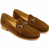 Store Alan Payne Bit Suede Loafers Snuff
