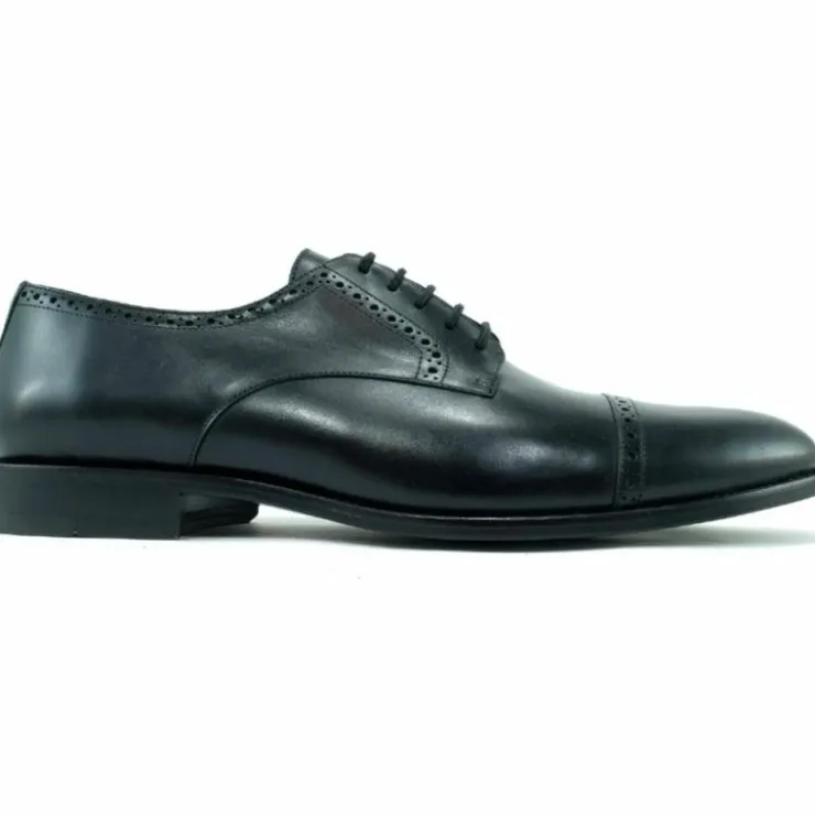 Discount Alan Payne Cambridge Cap Toe Lace Ups Black