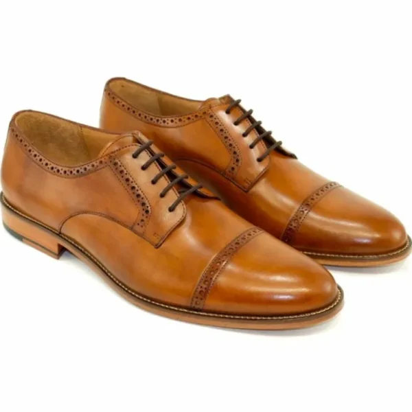 Sale Alan Payne Cambridge Cap Toe Shoes British Tan BritishTan