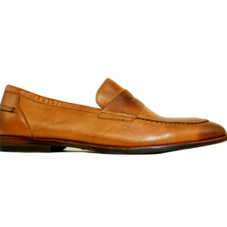 Outlet Alan Payne Naples Penny Loafers Mahogany