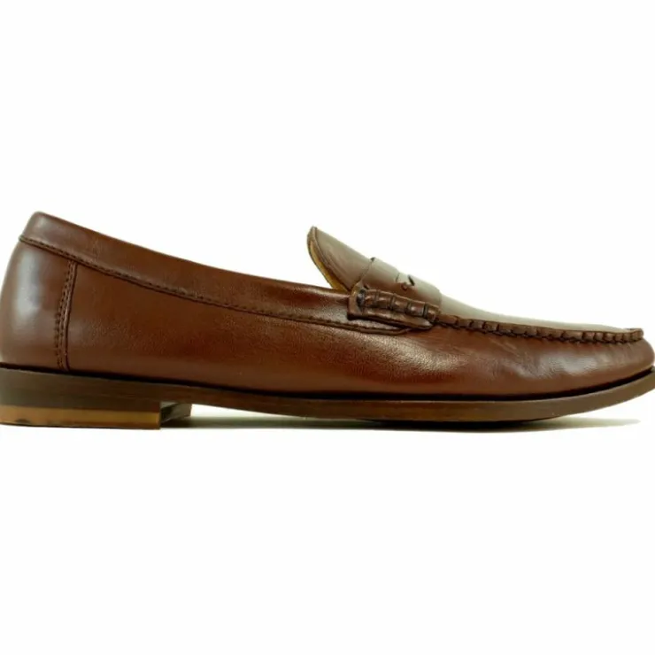 New Alan Payne Stadler Penny Loafers Brown