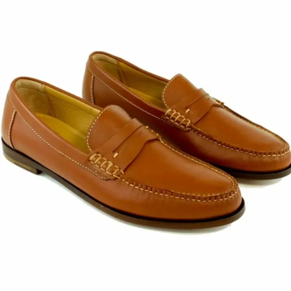 Best Sale Alan Payne Stadler Penny Loafers Tan