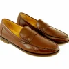 New Alan Payne Stadler Penny Loafers Brown