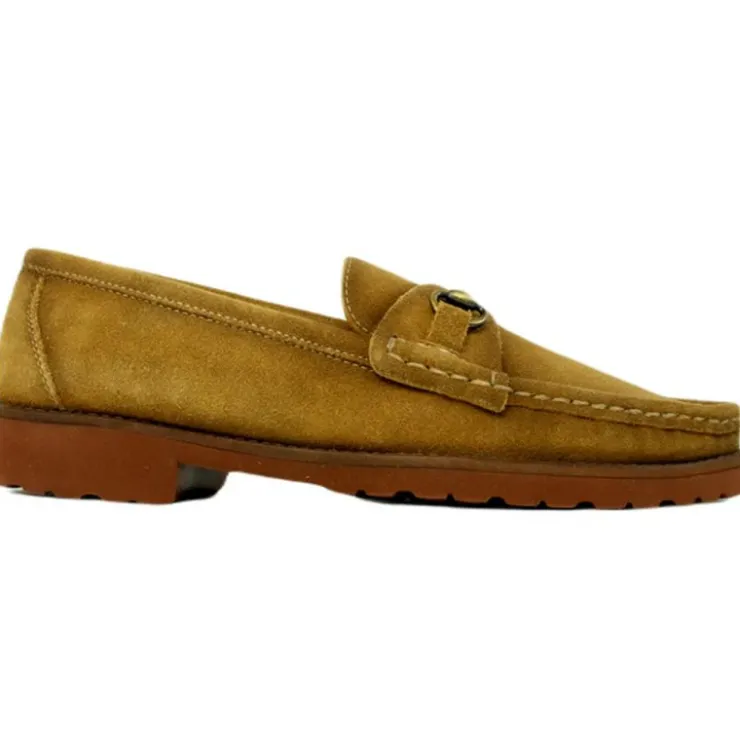 Cheap Alan Payne Wharton Suede Bit Loafers Mushroom