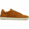 Store Alan Payne Zeus Suede Sneakers Tobacco Whiskey