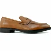 Best Alan Payne Zurich Deerskin Penny Loafers Cigar Whiskey