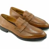 Best Alan Payne Zurich Deerskin Penny Loafers Cigar Whiskey