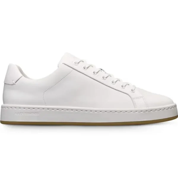 Clearance Allen Edmonds Barnes Leather Lace-Up Sneaker (7606) White