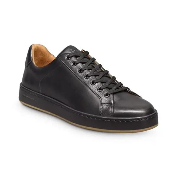 Clearance Allen Edmonds Barnes Leather Lace-Up Sneaker (7600) Black