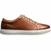 Outlet Allen Edmonds Courtside Leather Sneaker (5639) Chili