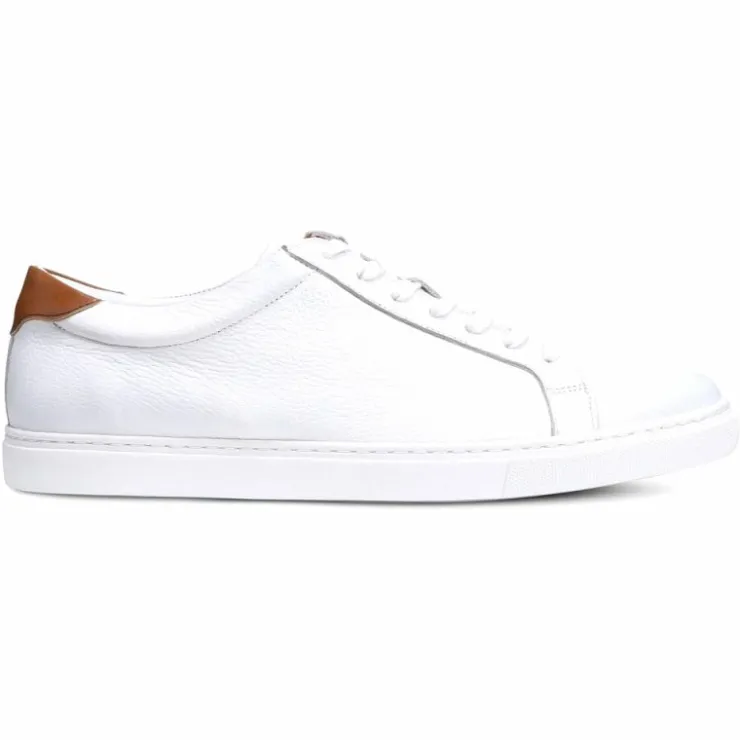 Discount Allen Edmonds Courtside Leather Sneaker (3580) White