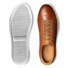 Outlet Allen Edmonds Courtside Leather Sneaker (5639) Chili