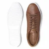 Discount Allen Edmonds Courtside Leather Sneaker Walnut Brown (3578) WalnutBrown