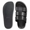 Cheap Allen Edmonds Davis Leather Sandal (6956) Black