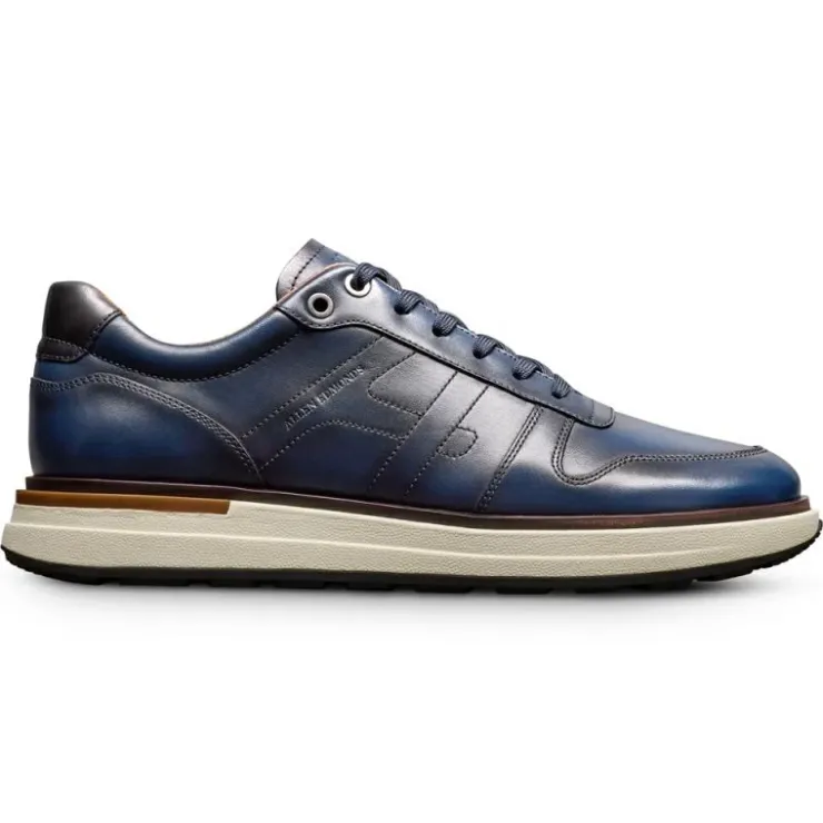 Store Allen Edmonds Elliot Leather Lace-Up Sneaker (8140) Navy