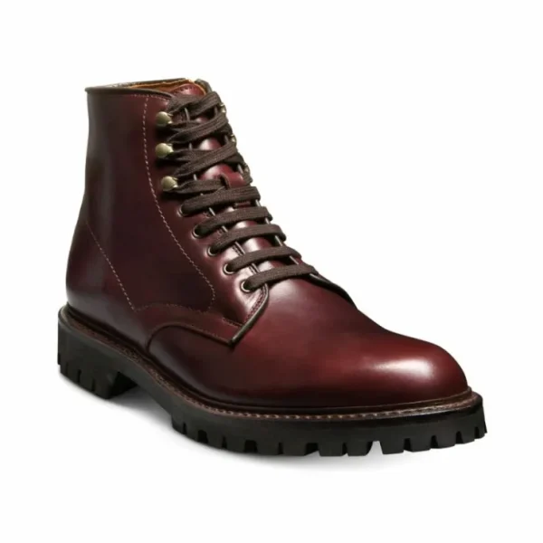 Outlet Allen Edmonds Higgins Mill Weatherproof Zip Boot (6715) Burgundy