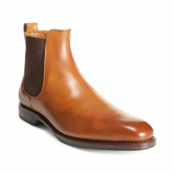 Best Sale Allen Edmonds Liverpool Chelsea Dress Boot Walnut Brown (7522) WalnutBrown