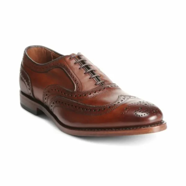 Online Allen Edmonds McAllister Wingtip Oxford Dress Shoe Dark Chili (6202) DarkChili