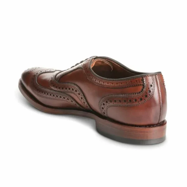 Online Allen Edmonds McAllister Wingtip Oxford Dress Shoe Dark Chili (6202) DarkChili