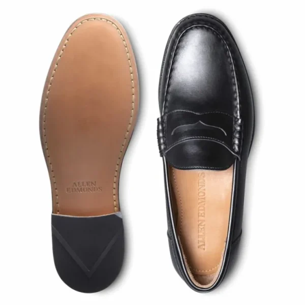 Best Allen Edmonds Newman Penny Loafer (6729) Black