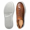 Store Allen Edmonds Oliver Leather Slip-on Stretch-lace Sneaker Luggage Tan (6906) LuggageTan