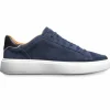 New Allen Edmonds Oliver Suede Slip-on Stretch-lace Sneaker (7165) Navy