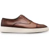 New Allen Edmonds Park Avenue 2.0 Oxford Dress Sneaker Dark Chili (7448) DarkChili