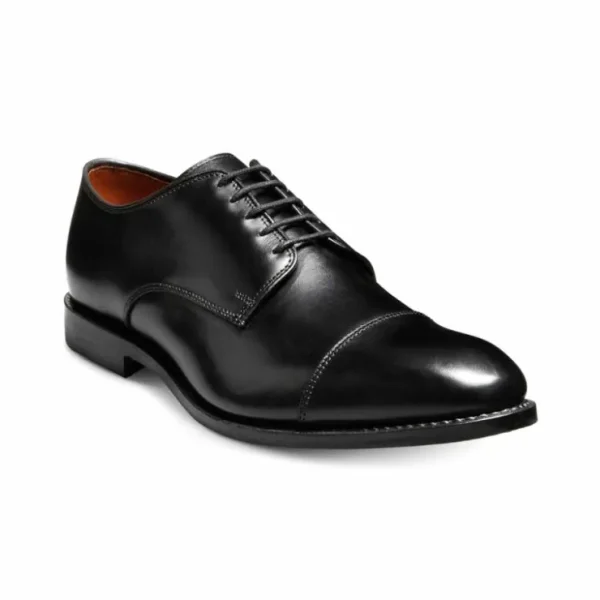 Online Allen Edmonds Park Avenue Leather Cap-toe Derby Dress Shoe (6801) Black