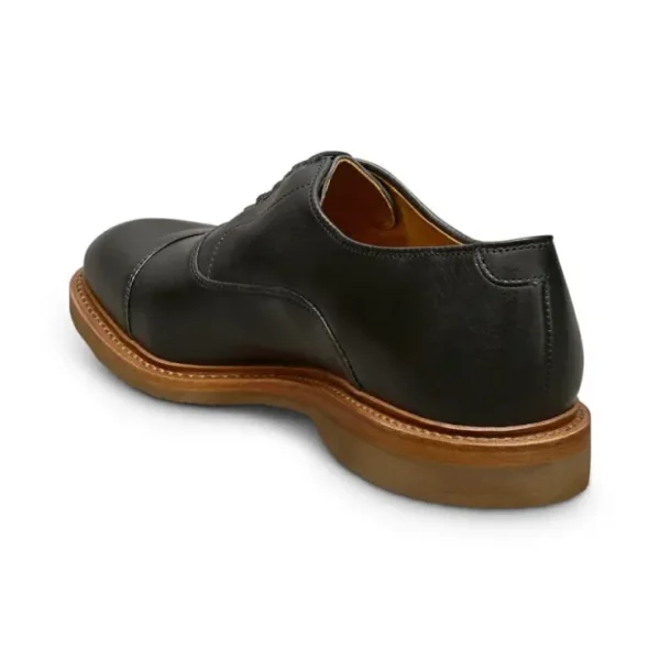 Best Sale Allen Edmonds Park Avenue Verse Leather Cap-toe Oxford Dress Shoe (7978) Black