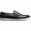 Clearance Allen Edmonds Randolph Leather Bit Slip-on Sneaker (6528) Black