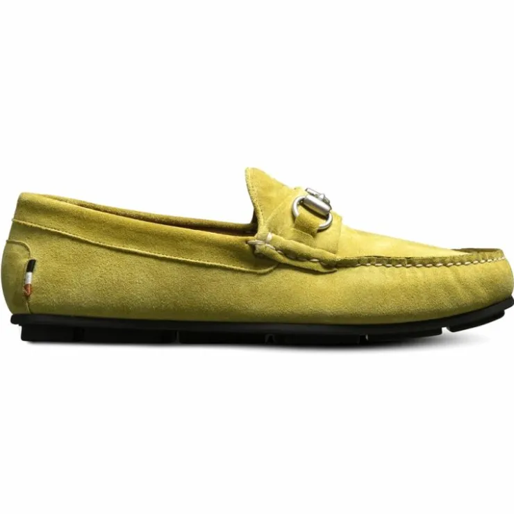 Fashion Allen Edmonds Sebastian Suede Bit Driving Loafer (6452) Citron