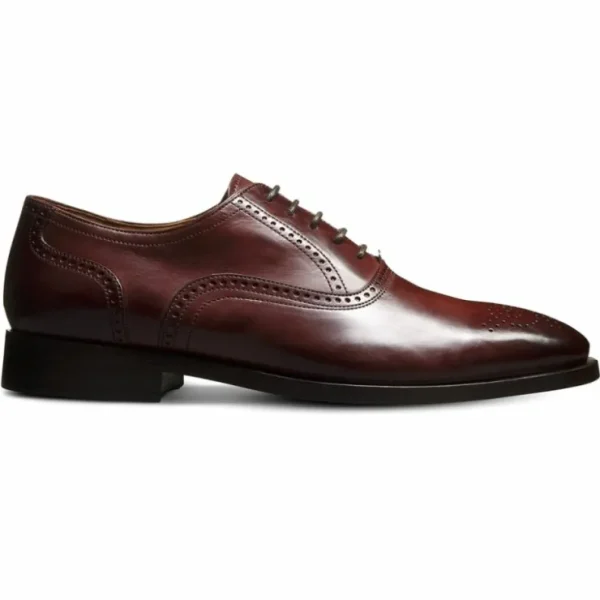 Best Allen Edmonds Siena Medallion Oxford Dress Shoe (5719) Burgundy