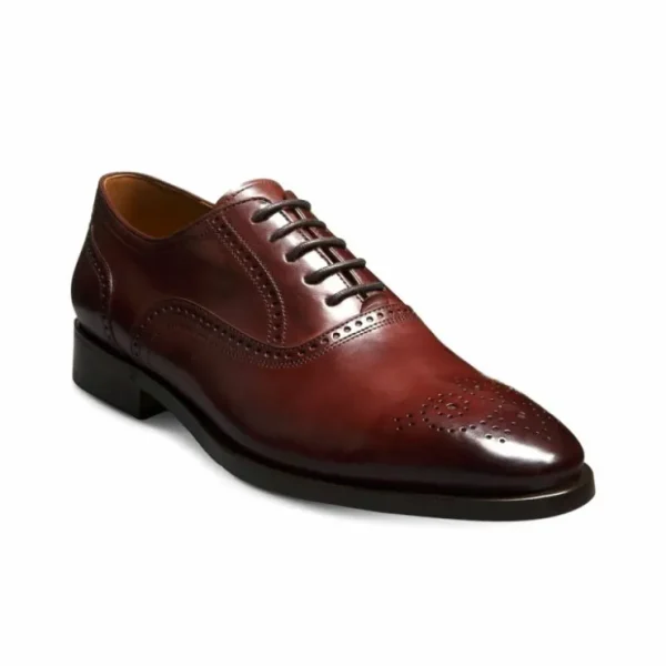 Best Allen Edmonds Siena Medallion Oxford Dress Shoe (5719) Burgundy